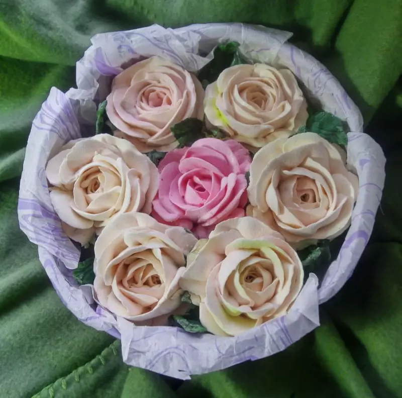 Зефирные букеты и композиции