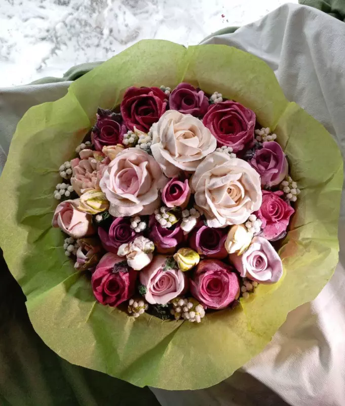 Зефирные букеты и композиции