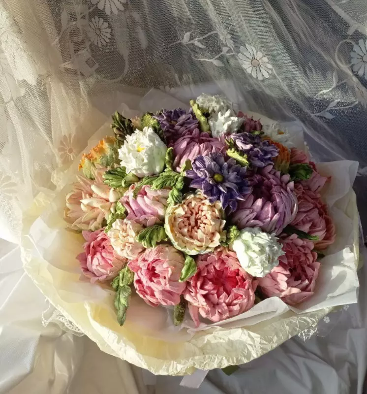 Зефирные букеты и композиции