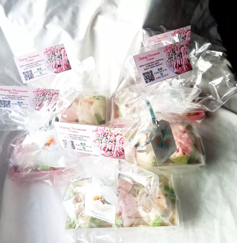 Зефирные букеты и композиции