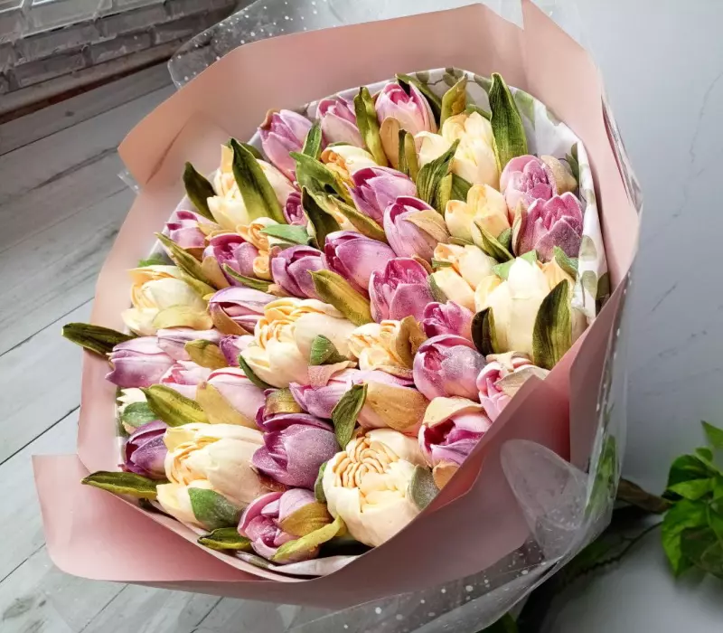 Зефирные букеты и композиции