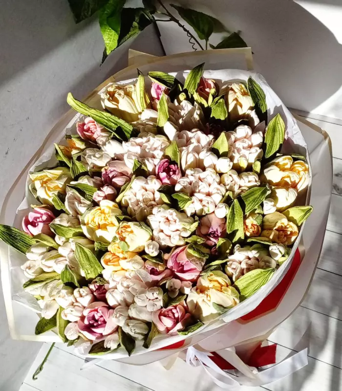 Зефирные букеты и композиции