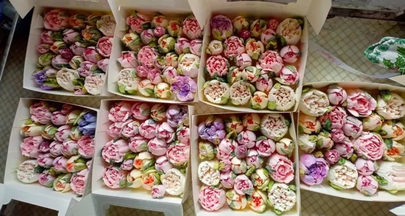 Зефирные букеты и композиции