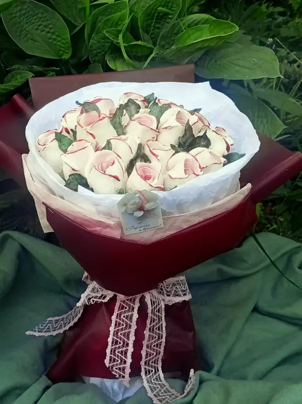 Зефирные букеты и композиции