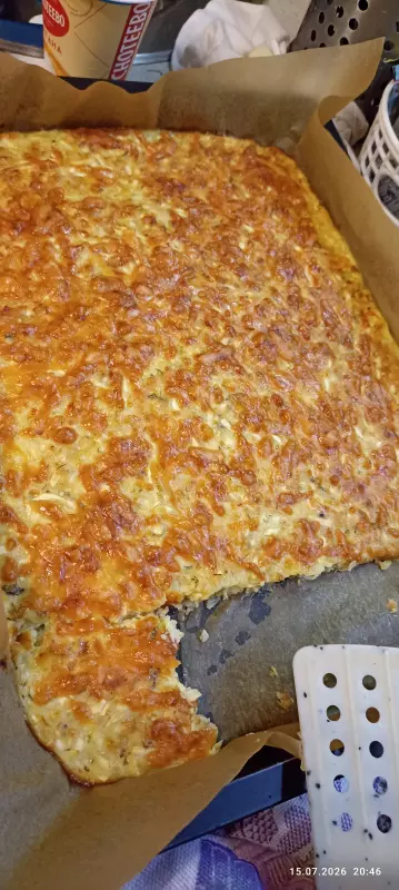 Чешский кабачковый пирог (несладкий)