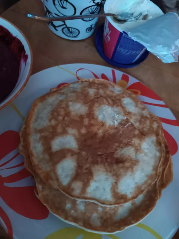 Святочные овсяные блинчики