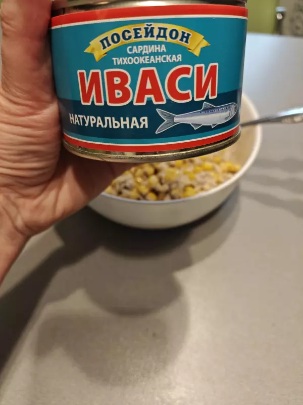 Салат из сайры "Медбратовский соблазнительный"