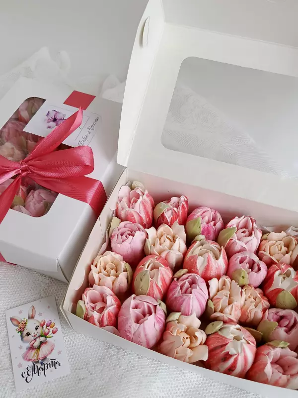 Зефирные букеты и композиции