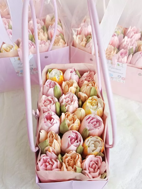 Зефирные букеты и композиции