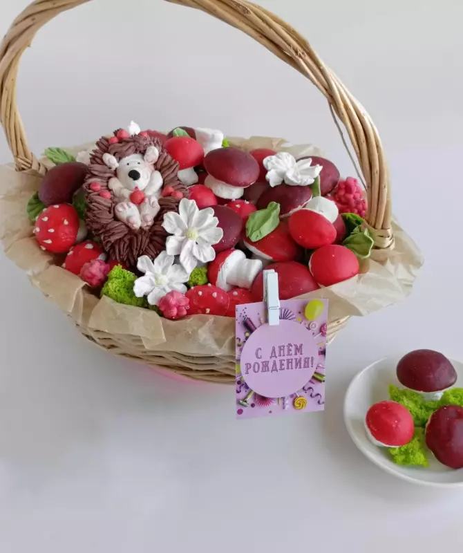 Зефирные букеты и композиции