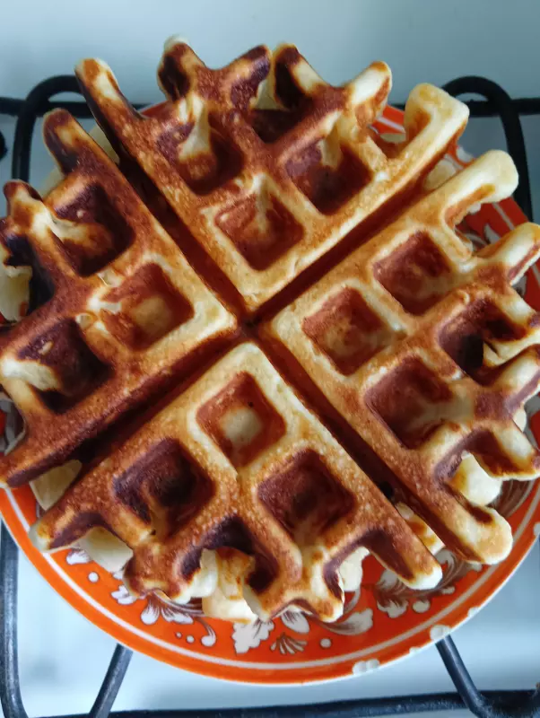 Творожные вафли от И. Лазерсона в вафельнице Gfgrill GF-020 Waffle Pro