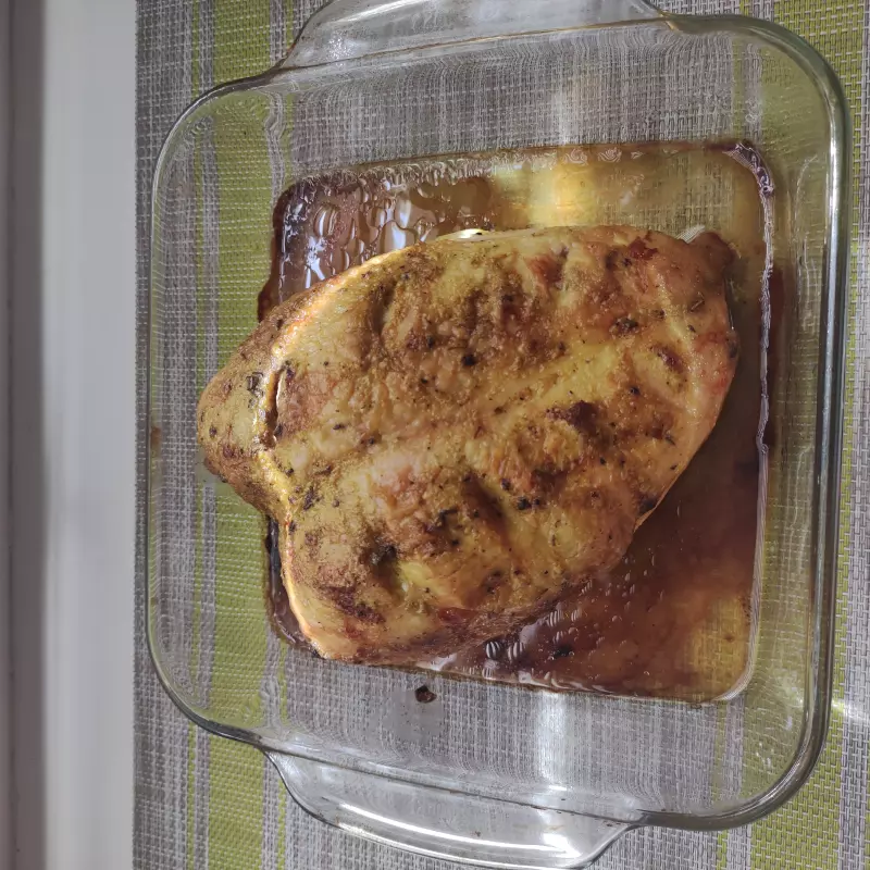 Запеченая куриная грудка ленивая