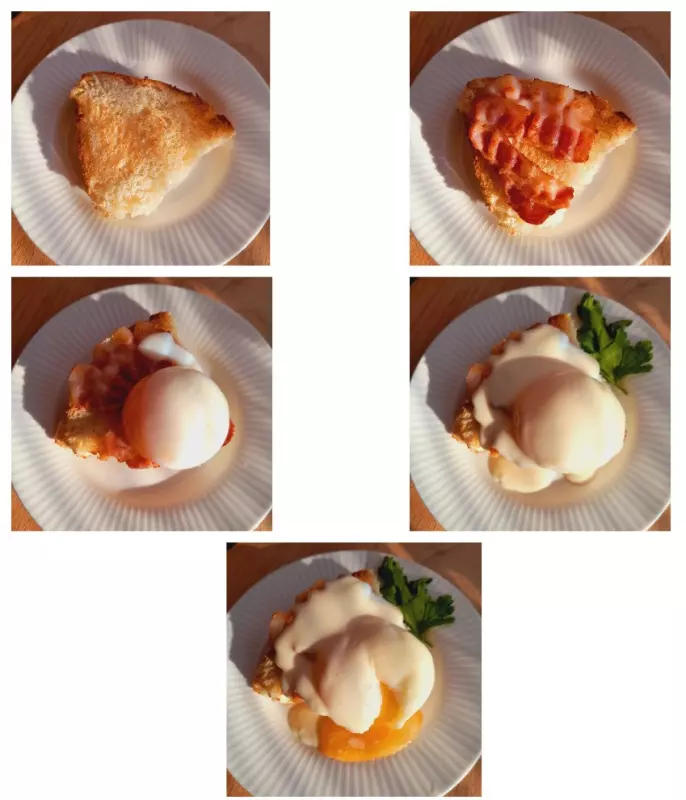 Яйцо Бенедикт с голландским соусом (рецепт И. И. Лазерсона)