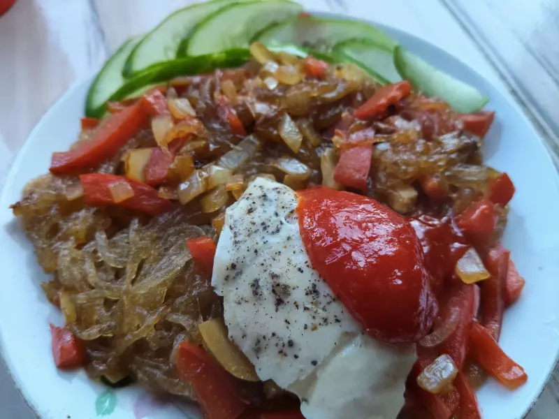 Спагетти без муки (молекулярная кухня)