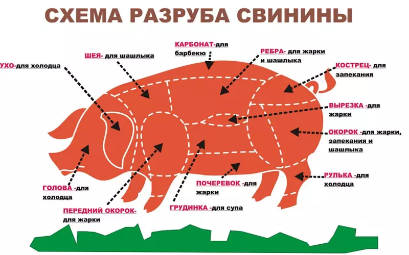 Как выбрать часть свинины под нужное блюдо