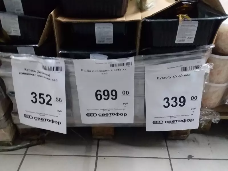 Покупки в магазинах экономкласса типа Светофор или Фикс Прайс