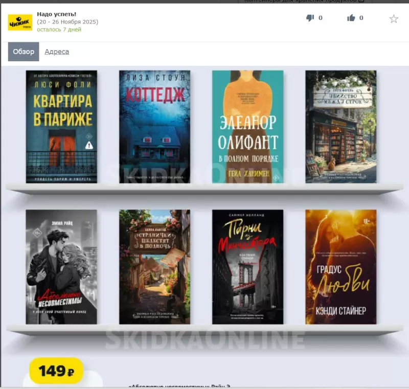 Покупки в магазинах экономкласса типа Светофор или Фикс Прайс