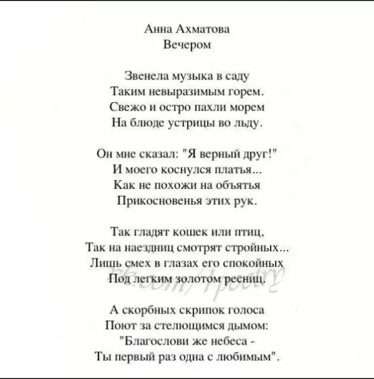 Любимые стихи