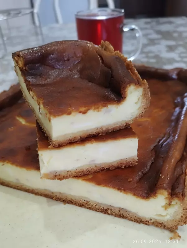 Kаеsekuchen aus Bayern - творожный пирог из Баварии
