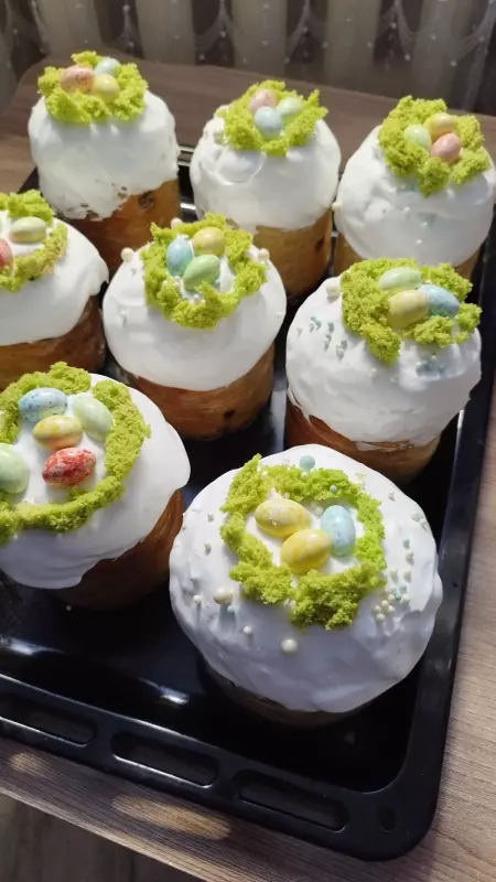 Глазурь для кулича на желатине (адаптация для индукционного Кенвуда)