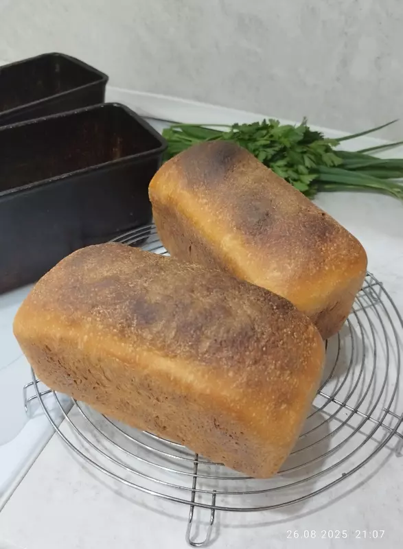 Пшеничный формовой хлеб от Svitla