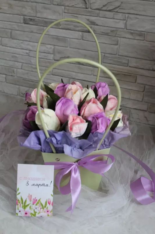 Зефирные букеты и композиции