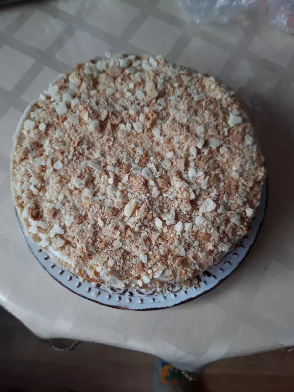 Постный кокосовый "Наполеон" (+видео)