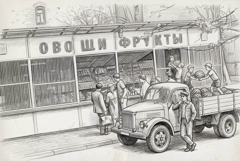 Арбузы. ДВОРянское детство в СССР. Когда все ещё были живы