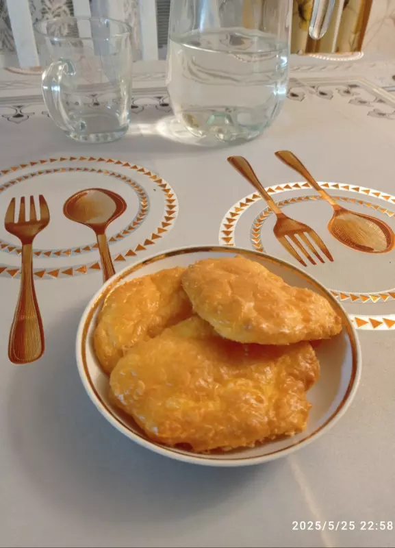 Сырные оладьи к завтраку