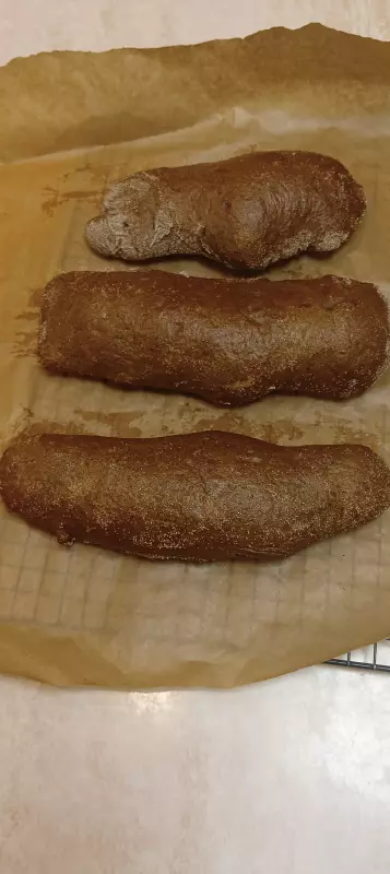 Чиабатта с ржаной мукой и солодом