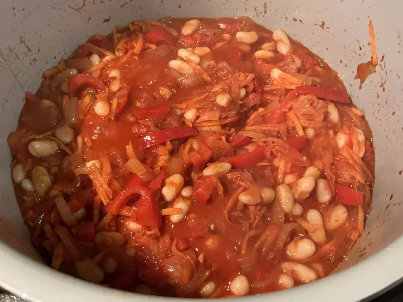 Заготовка с фасолью