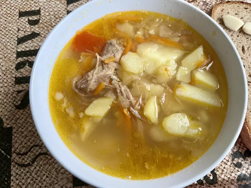 Щи. Кислые. С томленным приварком