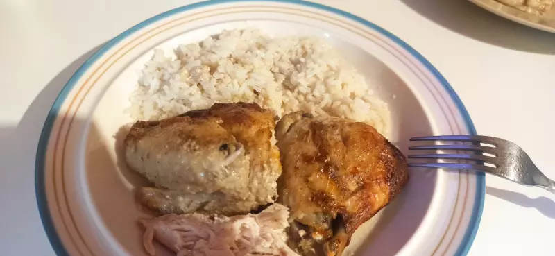 Курица, запечёная как пастрома