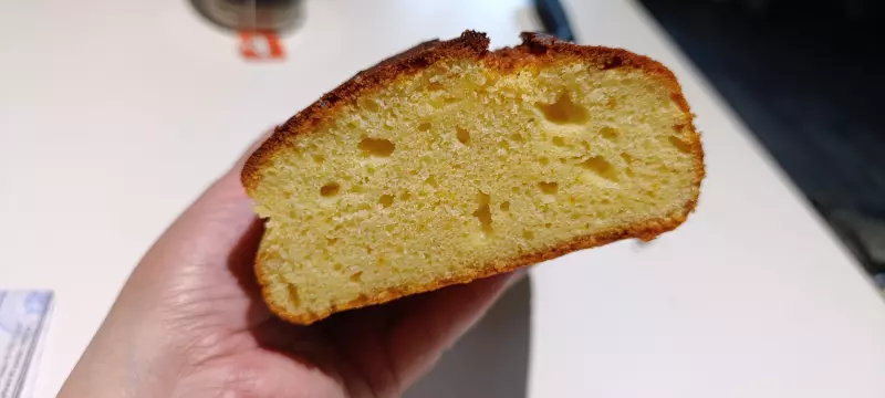 Кулич творожный на маргарине с лимонной цедрой (в маленьких формочках)