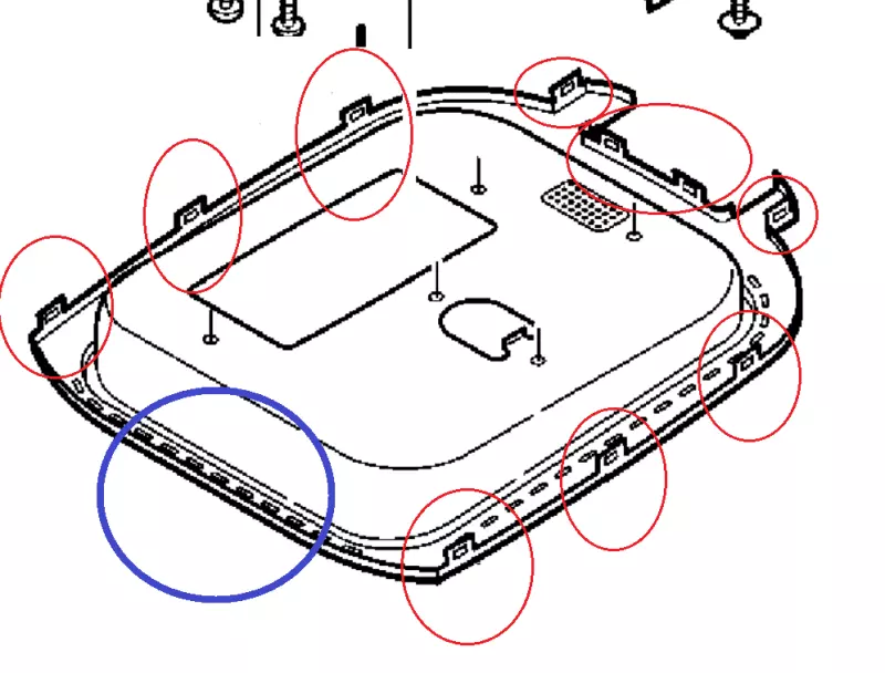 Болтается клапан дрожжевого диспенсера в ХП Panasonic  SD-ZB2512.