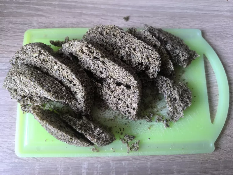 Быстрый хлеб из семян льна и тыквы (в микроволновке)