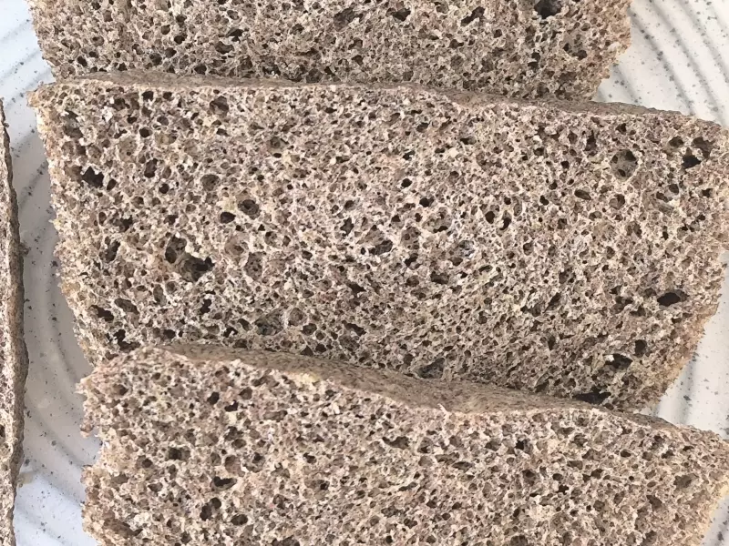 Быстрый хлеб из семян льна и тыквы (в микроволновке)