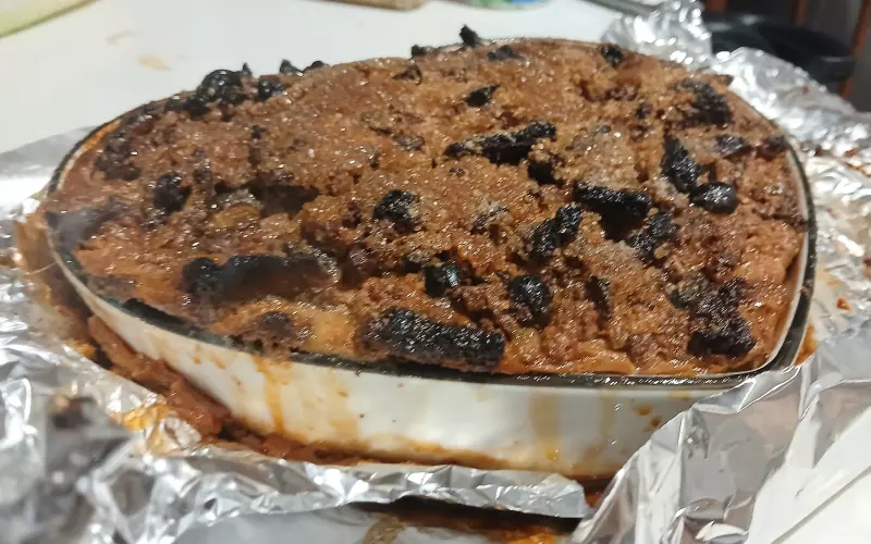 Ленивый завтрак-запеканка "Французский тост" (French Toast Casserole) в пиццепечи Принцесс