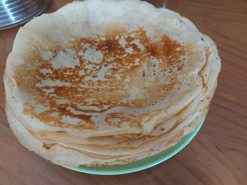 Блины воздушные кружевные на дрожжевой опаре