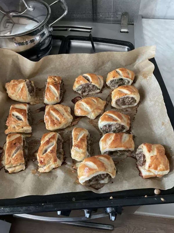 Быстрая закуска с мясным фаршем
