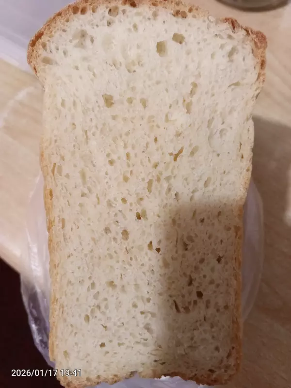 Простой пшеничный хлеб на каждый день в хлебопечке Hyundai HYBM-4081