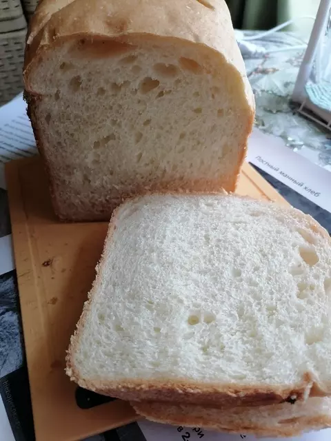 Постный манный хлеб