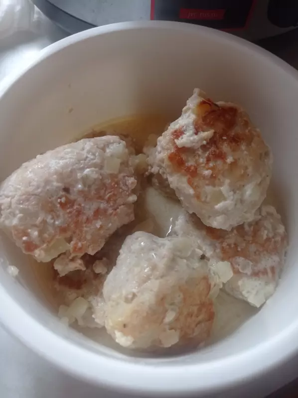 Фрикадельки картофельные с мясом (скороварка Brand 6050)