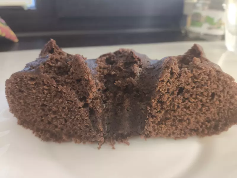 Шоколадный постный кекс на соке