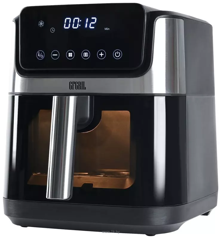 Аэрогриль Gfgril GFA-5500, 6,5 л, 2 ТЭНа (обзор)