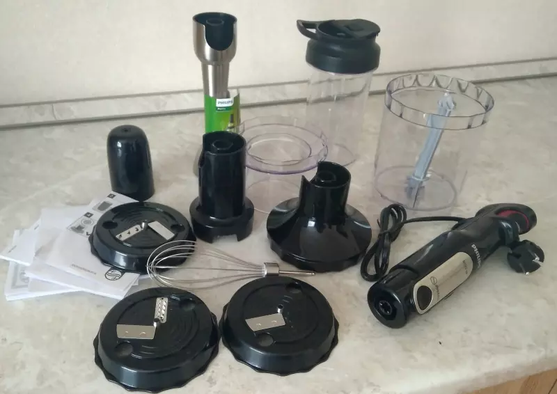 Погружной блендер 7 в 1 Philips HR2657/90 с овощерезкой-спиралайзером (авторский обзор)