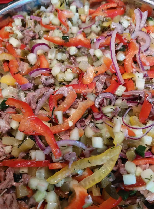 Салат Светофор