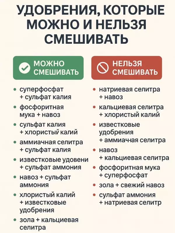 Садово-огородная  инфографика