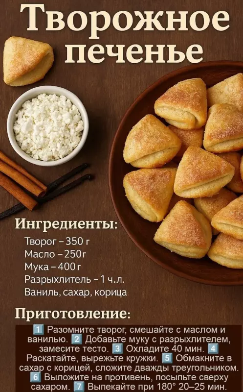 Кулинарная инфографика в рецептах