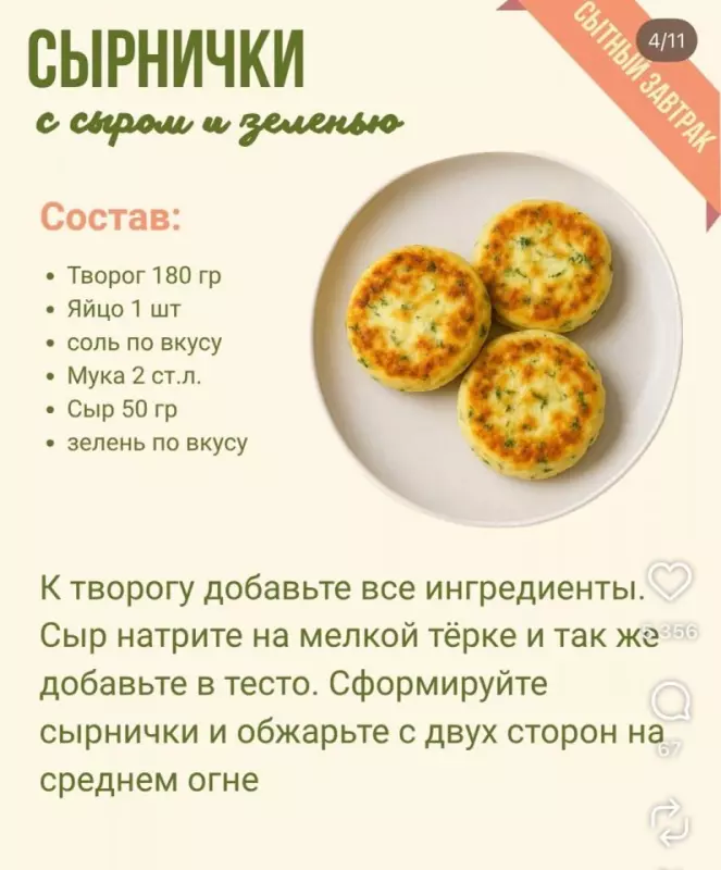 Кулинарная инфографика в рецептах